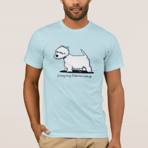 KiniArt Westie Hond Ouder T-shirt