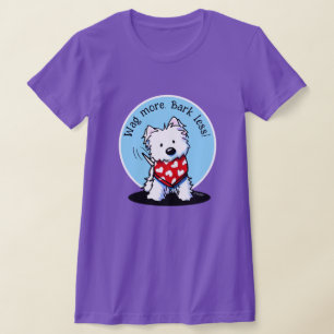 KiniArt Westie Hond T-shirt