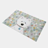 KiniArt Westie Impression Deurmat (Schuin)