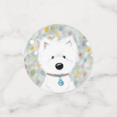 KiniArt Westie Impressions Confetti (Kleine voorkant)