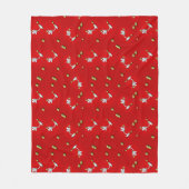 KiniArt Westie Martini Fleece Deken (Voorkant)