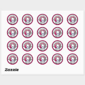 KiniArt Westie Merci Stickers (Feuille)