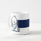 KiniArt Westie Mug nautique (Devant gauche)