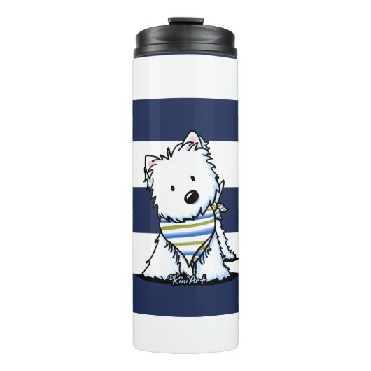 KiniArt Westie Nautical Mok (Voorkant)