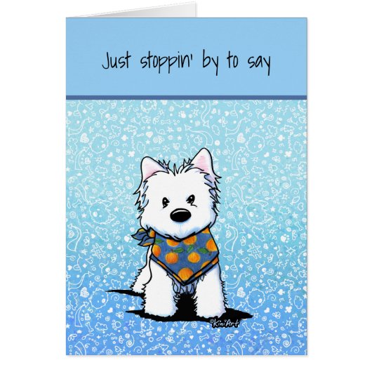 KiniArt Westie Peach (Devant)