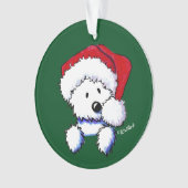 KiniArt Westie Père Noël (devant)