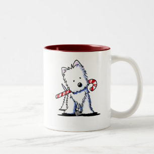 KiniArt Westie Sucre de canne Cutie Mug