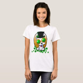 KiniArt Westie T-shirt de Terrier St. Paddy (Devant entier)