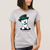 KiniArt Westie T-shirt de Terrier St. Paddy (Devant)