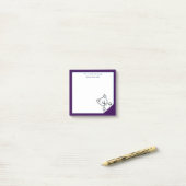 KiniArt Westie Terrier Post-it Notes (Sur un bureau)