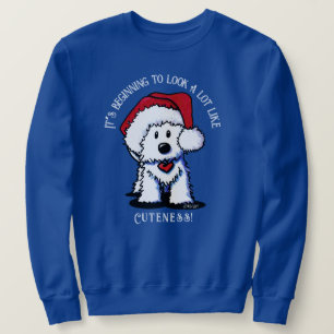 KiniArt Westie Terrier Sweatshirt de Noël