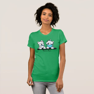 KiniArt Westie Terriers T-Shirt