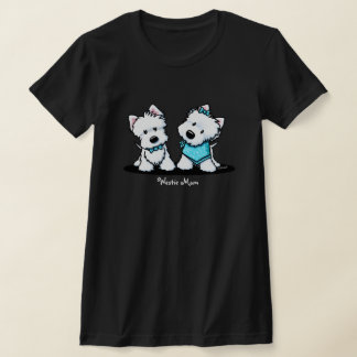 KiniArt Westie Terriers T-shirt