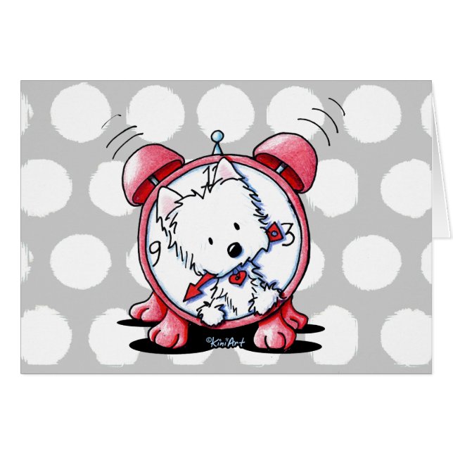 KiniArt Westie Time (Voorkant Horizontaal)