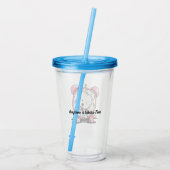 KiniArt Westie Time Gobelet Acrylique (Dos)
