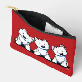 KiniArt Westie Trio Klein Etui (Open)