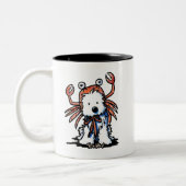 KiniArt Westie Zodiac CANCER Crabe Mug (Gauche)