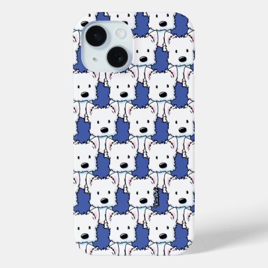 KiniArt Westies Case-Mate iPhone Case (Achterkant)