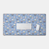 KiniArt Westies in Parijs Desk Mat (Keyboard & Muis)