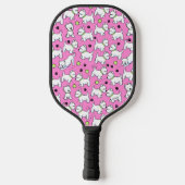 KiniArt Westies Roze Pickleball Paddle (Achterkant)