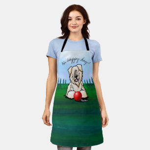 KiniArt Wheaten Terrier All-Over Print Apron Schort
