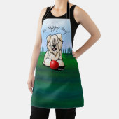 KiniArt Wheaten Terrier All-Over Print Apron Schort (Insitu)