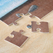 KiniArt Winter Beach Westie Legpuzzel (Zijkant)