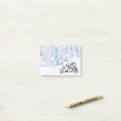 KiniArt Winter Terriers Post-it® Notes (Op bureau)