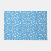 KiniArt Witte Kittens Deurmat (Voorkant)