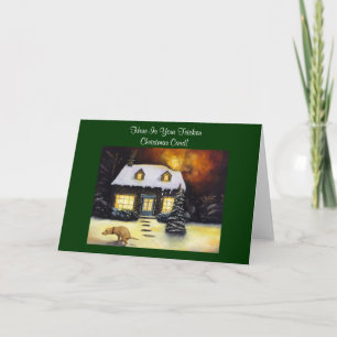 Kinkades Nightmare Feestdagen Kaart