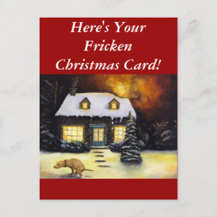 Kinkades Nightmare Feestdagenkaart