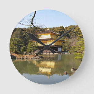 Kinkaku-ji 金閣寺 Temple of the Golden Pavilion Ronde Klok