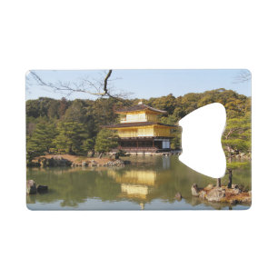 Kinkaku-ji 金 閣 寺 tempel van het gouden paviljoen kredietkaart flessenopener