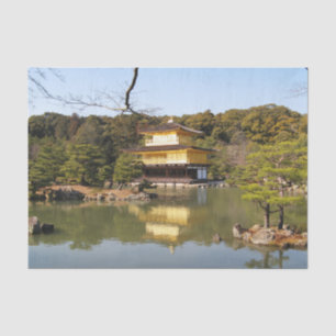 Kinkaku-ji 金 閣 寺 tempel van het gouden paviljoen tissuepapier