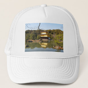 Kinkaku-ji 金 閣 寺 tempel van het gouden paviljoen trucker pet