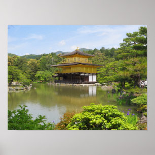 Kinkaku-ji de Gouden Paviljoen Tempel Kyoto Poster