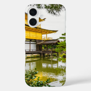 Kinkaku-ji, het gouden paviljoen in Kyoto iPhone 16 Hoesje