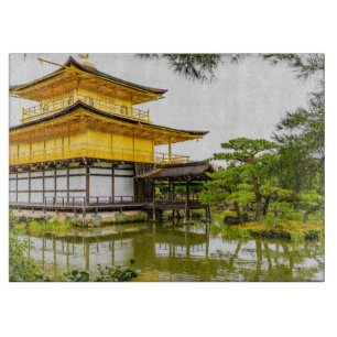 Kinkaku-ji, het gouden paviljoen in Kyoto Snijplank