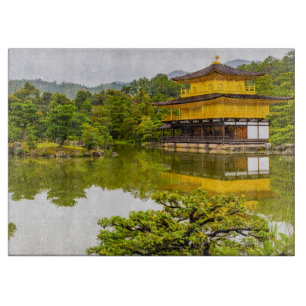 Kinkaku-ji of Golden Pavilion and Pond, Kyoto Snijplank