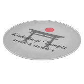 Kinkaku-ji Temple Latitude Longitude Snijplank (Hoek)