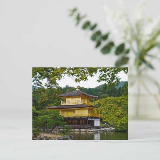 Kinkaku-ju (Golden Pavillion), Kyoto - Briefkaart (Staand voorkant)