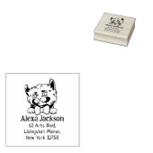 Kinkalow Kat Retouradres Pet Rubberstempel (Gestempeld)