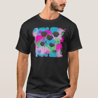 kinkhoest op verf t-shirt
