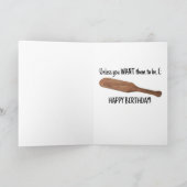 KINKY D/s CARTES D'ANNIVERSAIRE POUR FEMME ELLE (Intérieur)