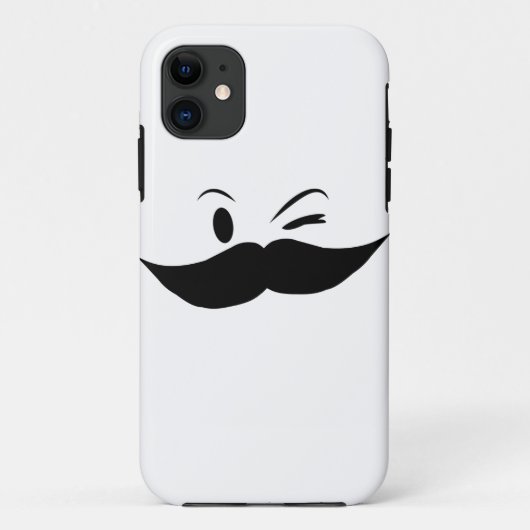 Kinky Mustache Case-Mate iPhone Case (Achterkant)