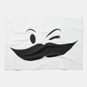 Kinky Mustache Theedoek