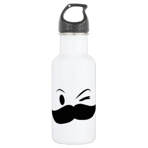 Kinky Mustache Waterfles