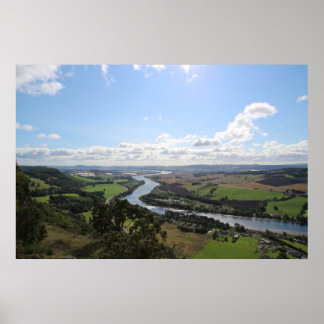 Kinnoull Hill Uitzicht Poster