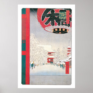 Kinryuzan Temple, Asakusa, 1856 Poster