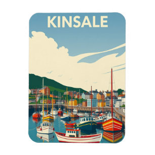 Kinsale Cork Ierland Reisretro Magneet